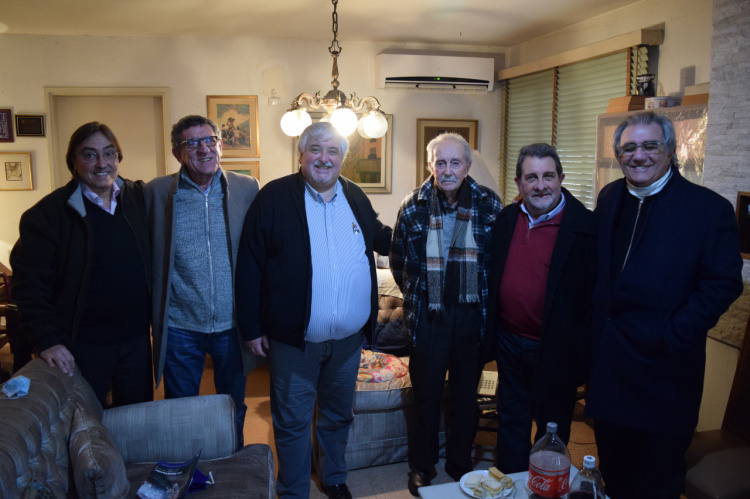 Varela con ex presidentes (2021) 