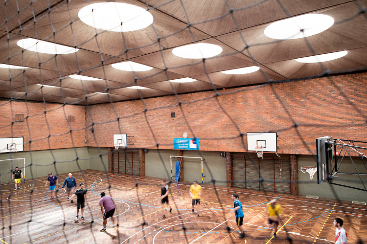 Gimnasio del Club Deportivo AEBU | Foto: Ricardo Antúnez / adhocFOTOS (Archivo, 2018)