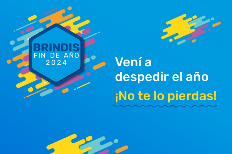 Brindis de fin de año.