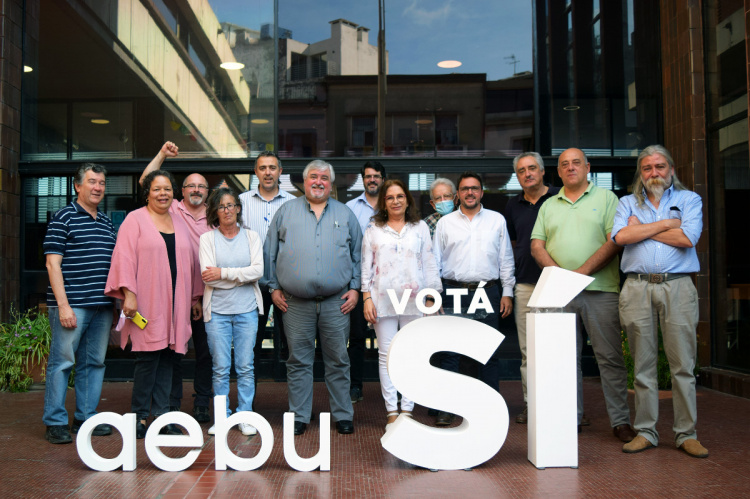 Integrantes del Consejo Central de AEBU | Foto: Santiago Gómez