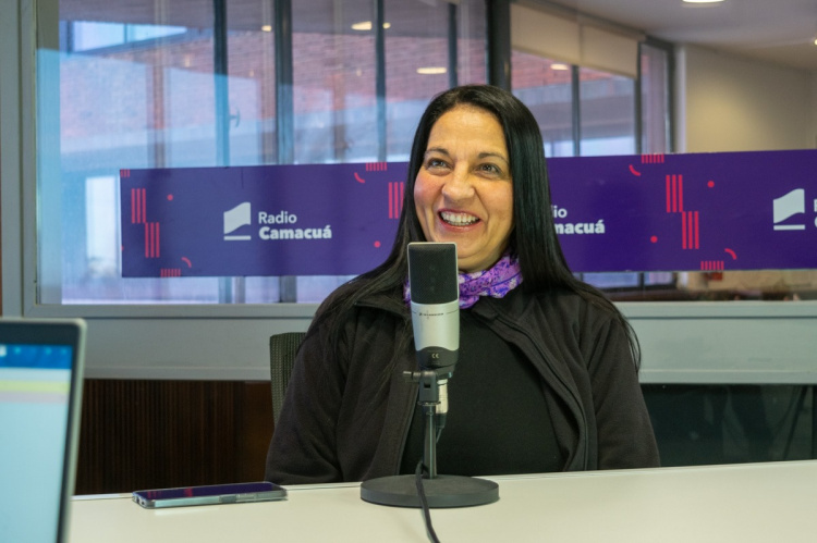 Mónica Lombardi, actriz integrante de BancARTE / FOTO: 4/9/2024 Javier Pérez