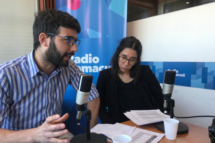 Economistas Aníbal Peluffo y Soledad Giudice | Foto: Radio Camacuá