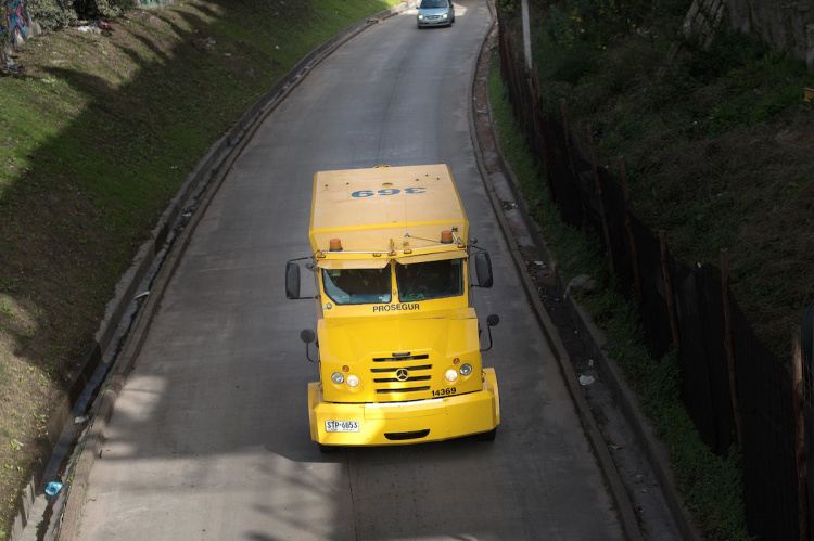 Camión blindado de transporte de valores de la empresa Prosegur | Foto: Ricardo Antúnez / adhocFOTOS (Archivo, 2016)