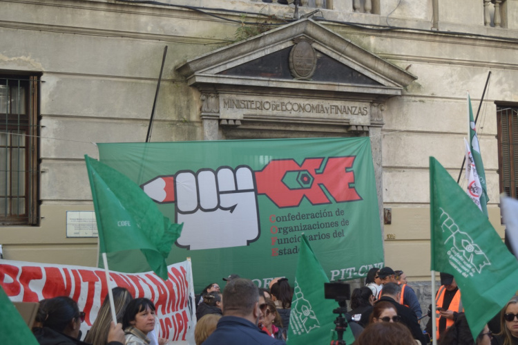 Movilización de COFE en el mes de abril | Foto: Ignacio Álvarez Vigna