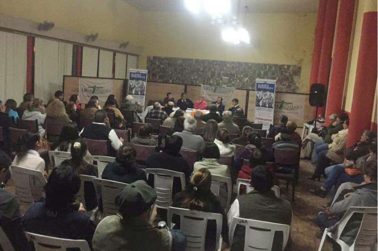 Cabildo abierto en la localidad sanducera de Guichón | Foto: Marcelo Santa Cruz (Radio Paz)