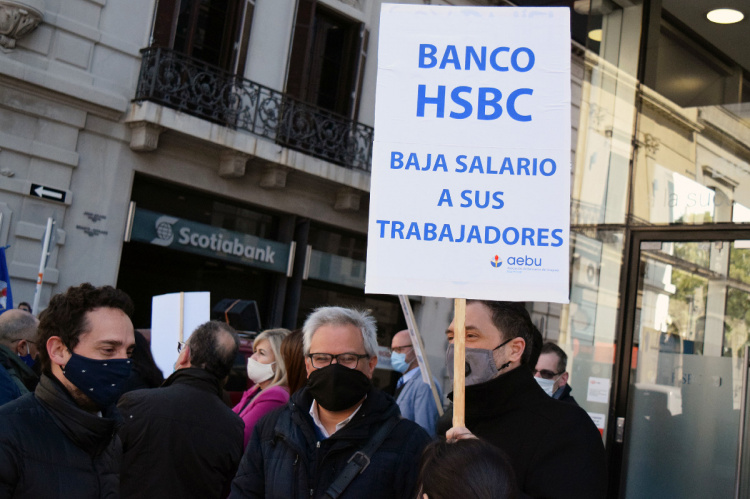 Movilización frente a HSBC