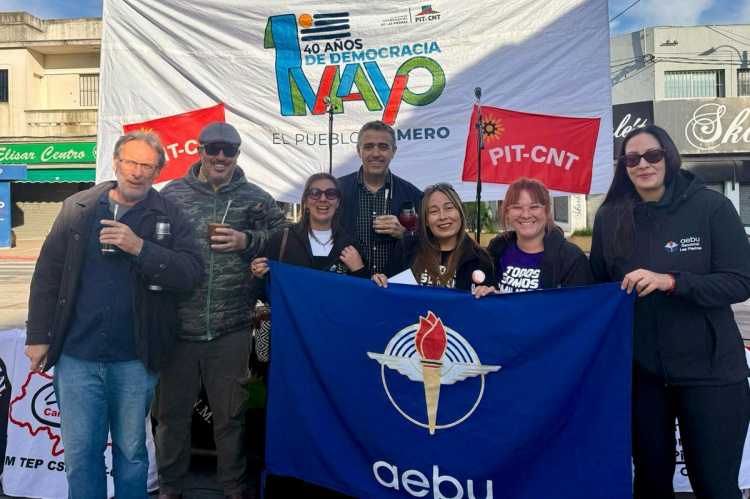 Delegación de AEBU en Las Piedras | Foto: Seccional Las Piedras