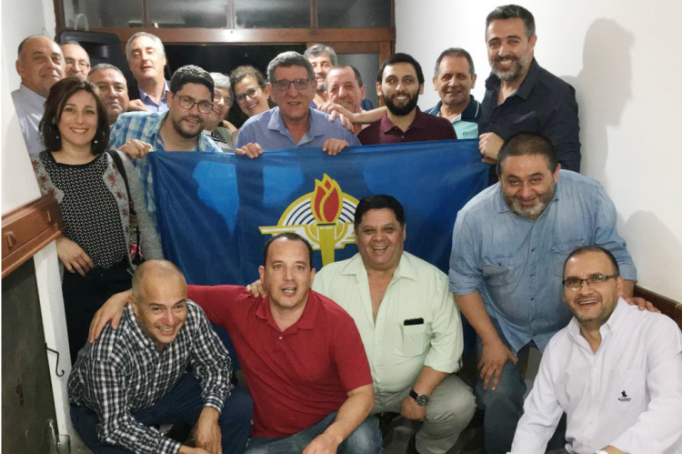 Festejo de fin de año en la Seccional Rivera.