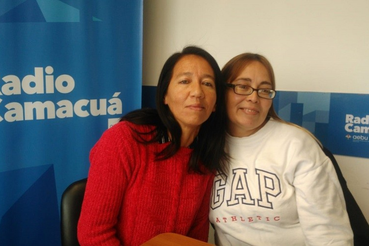 Verónica Fernández y Cristina Alfonso | Foto: Radio Camacuá