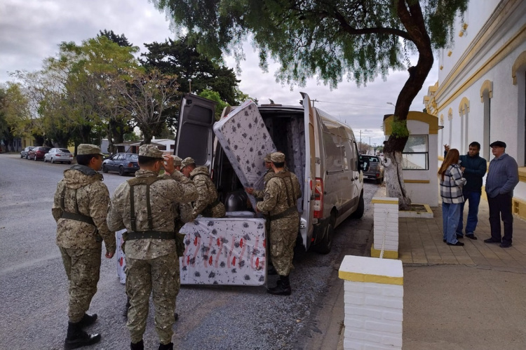 Donación al CECOED de Treinta y Tres | Foto: Seccional Treinta y Tres