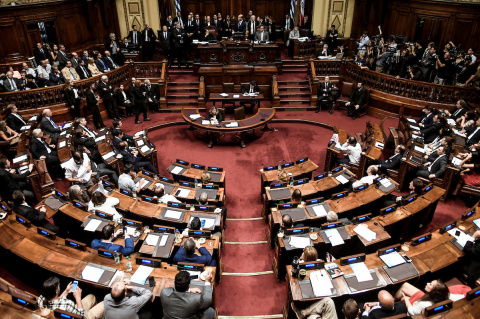 Cámara de Diputados en la inauguración de la Legislatura XLIX | Foto: Javier Calvelo / adhocFOTOS
