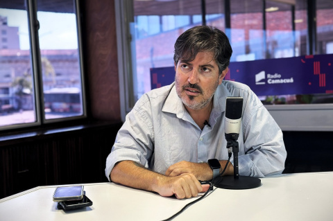 César Díaz, secretario del Interior de AEBU | Foto: Irene Rügnitz