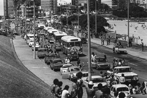 Caravana del 26 de diciembre de 1983 | Foto: cortesía de Lilián Castro