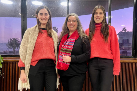 Andrea Barón, Claudia Suárez y Andrea Basal | Foto: Javier Pérez Seveso