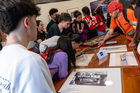 Visita de estudiantes al edificio de AEBU | Fotos: Ignacio Álvarez Vigna y Javier Pérez Seveso