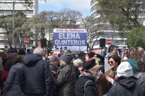 Acto en homenaje a Elena Quinteros | Fotos: Ignacio Álvarez Vigna
