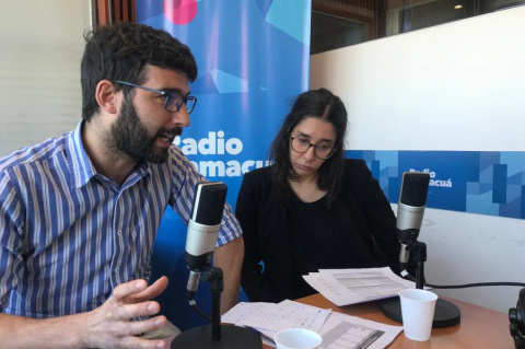 Economistas Aníbal Peluffo y Soledad Giudice | Foto: Radio Camacuá