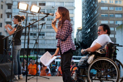 Marcha por el Día internacional de las Personas con Discapacidad de 2014 | Foto: Ricardo Antúnez / adhocFOTOS