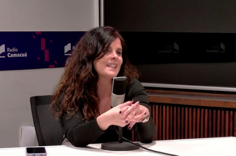 Simone Duarte, presidenta de la seccional de AEBU en Rivera