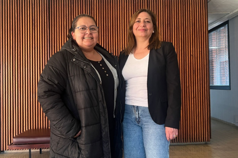 Claudia Medeiros y Viviana Grajales | Foto: Javier Pérez Seveso
