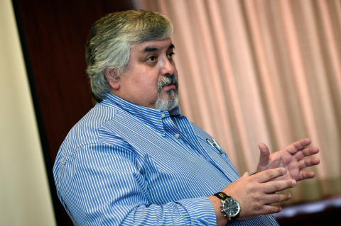 Elbio Monegal, presidente del Consejo del Sector Financiero Privado de AEBU | Foto: Nicolás Celaya / adhocFotos