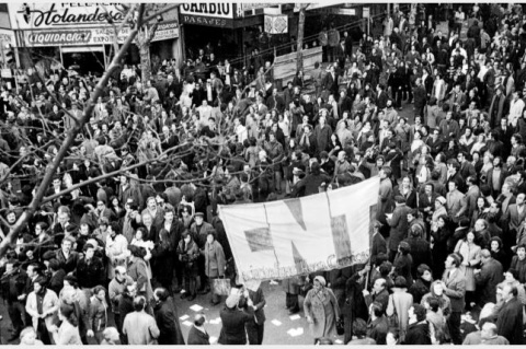 Manifestación del 9 de julio de 1973 | Foto: Aurelio González