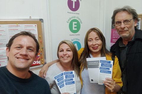 Delegación que recorrió el departamento de Canelones