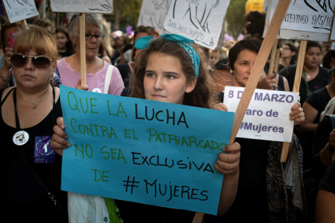 Marcha en el Día Internacional de la Mujer | Foto: Ricardo Antúnez / adhocFotos (Archivo, marzo de 2017)