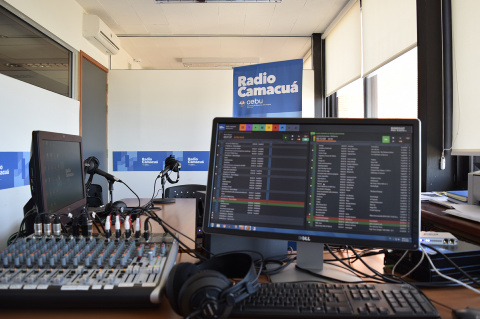 Estudio de Radio Camacuá | Foto: Radio Camacuá