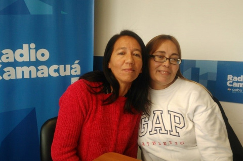 Verónica Fernández y Cristina Alfonso | Foto: Radio Camacuá