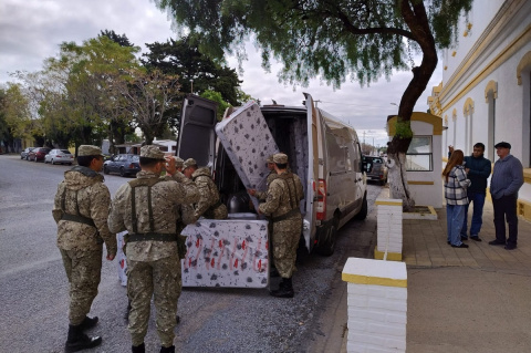 Donación al CECOED de Treinta y Tres | Foto: Seccional Treinta y Tres